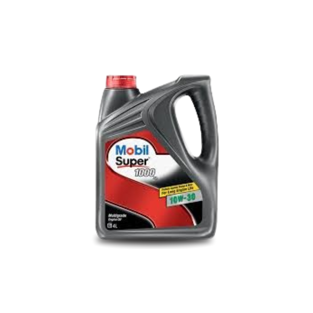 Mobil Super 1000 10W-30 Multigrade Engine Oil - 4L Jug for Gasoline Engines