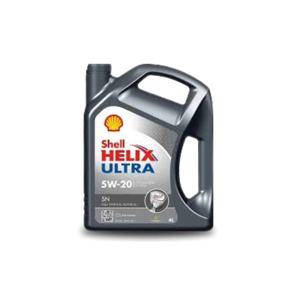 Shell Helix Ultra 5W-20 Synthetic Motor Oil - 4L Jug for Gasoline Engines
