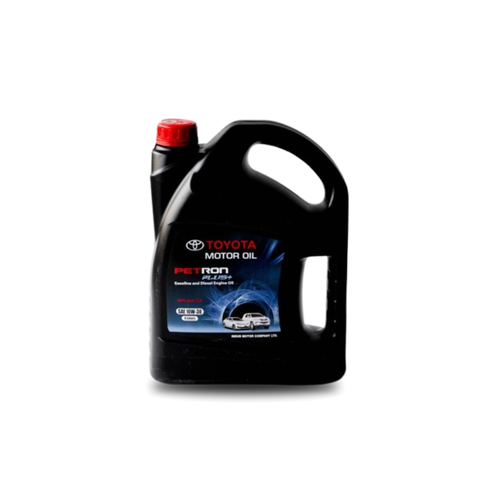 Toyota Motor Oil Petron Plus SAE 10W-30 - 5L Jug for Gasoline and Diesel Engines